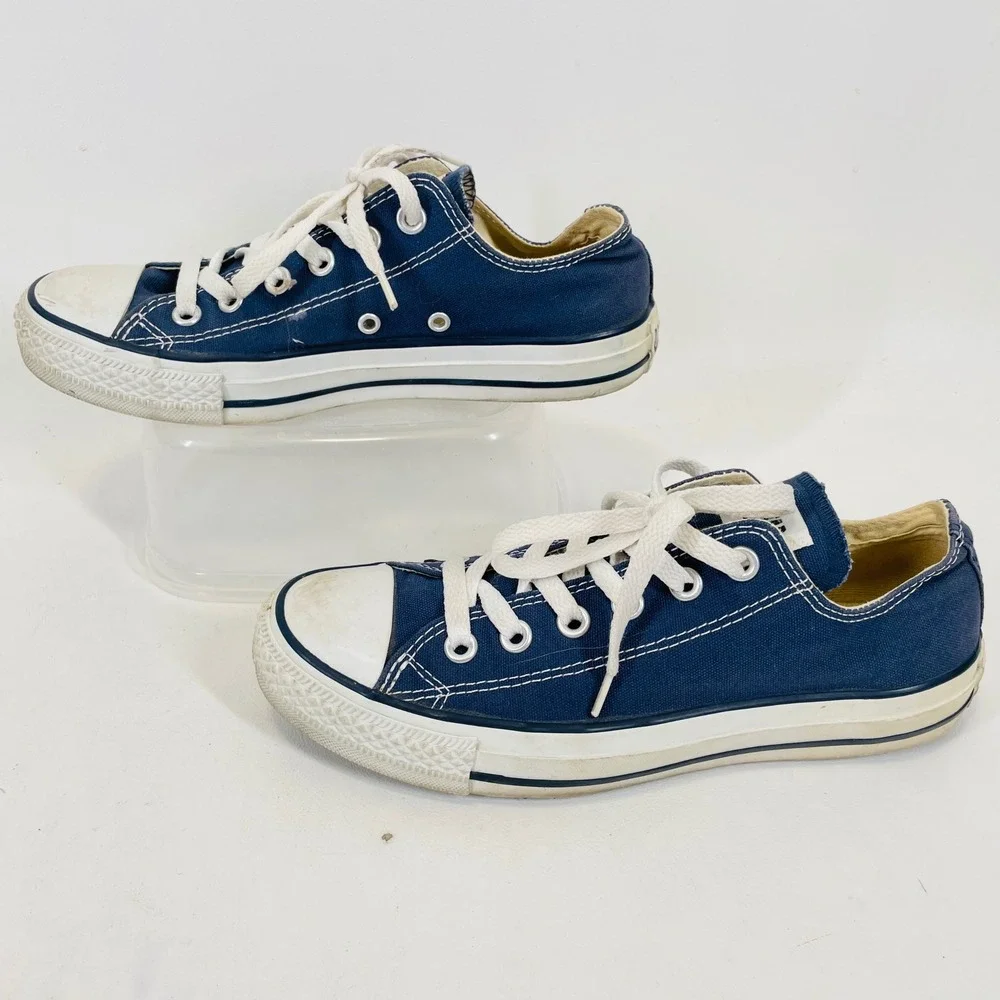 Converse Chuck Taylor All Star Low Top Navy Blue Sneakers M9697 Mens 5 Womens 7